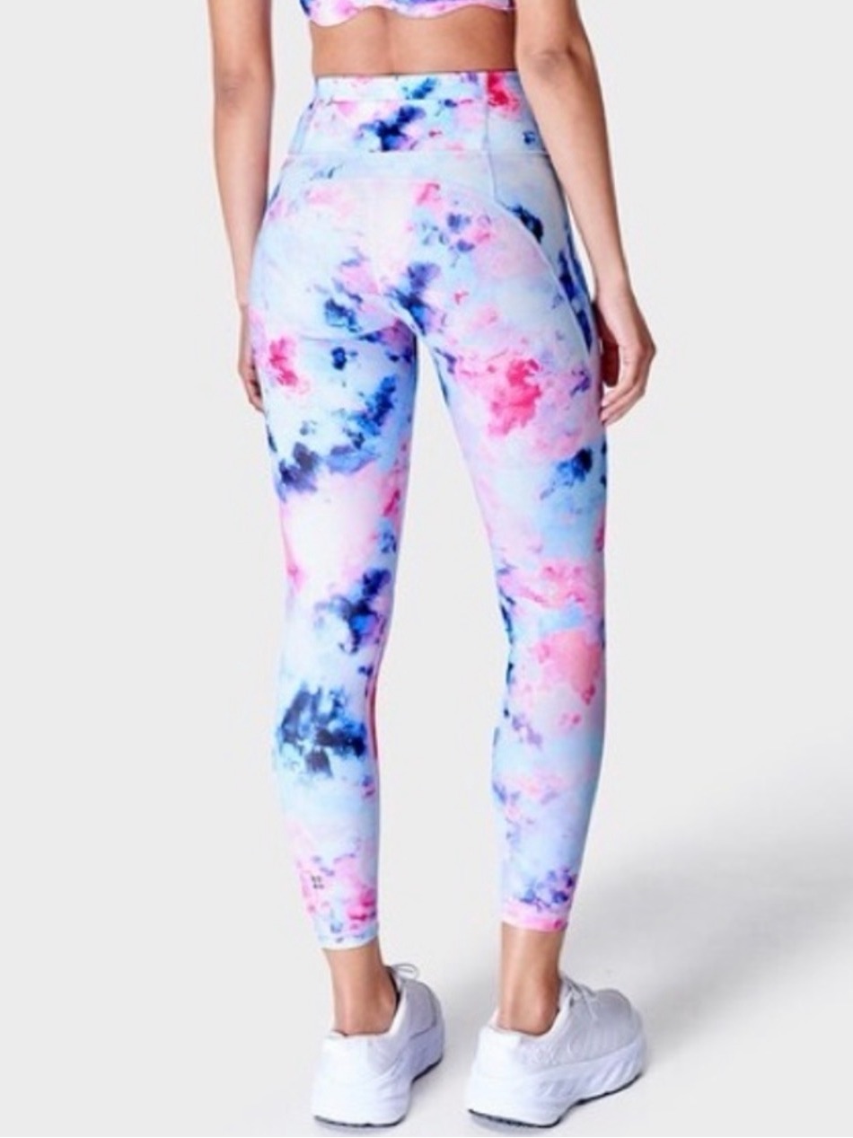 Sweaty Betty Power 7/8 Workout Leggings Tie-Dye Size 4